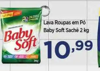 Apoio Mineiro Lava Roupas Em Pó Baby Soft oferta