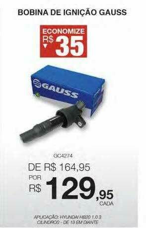 AutoZone Bobina De Ignição Gauss oferta