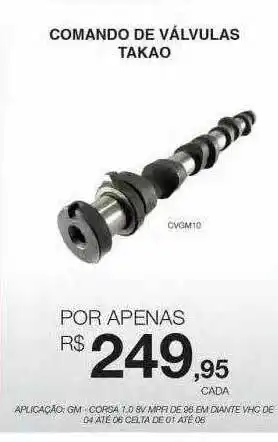 AutoZone Comando De Válvulas Takao oferta