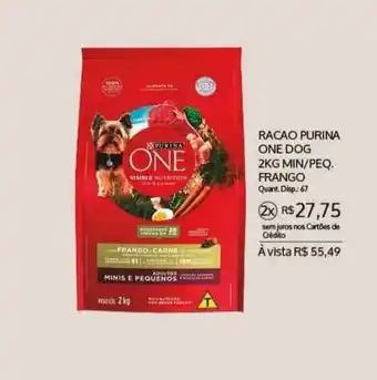 Bistek Supermercados Racao Purina One Dog Min-peq. Frango oferta