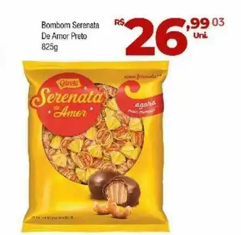 Brasão Supermercados Bombom Serenata De Amor Preto oferta