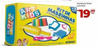 Brasão Supermercados Massinhas De Modelar Acrilex Kit 02 oferta