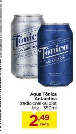 Carrefour Agua Tônica Antarctica Tradicional Ou Diet oferta
