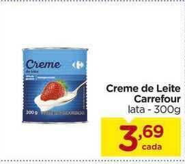 Carrefour Creme De Leite Carrefour oferta