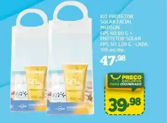 Cooper Kit Protetor Solar Facial Medsun Fps60 + Protetor Solar Pfs50 oferta
