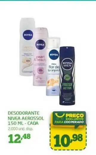 Cooper Desodorante Nivea Aerossol oferta