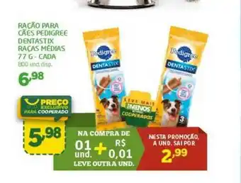 Cooper Ração Para Cães Pedigree Dentastix Raças Médias oferta