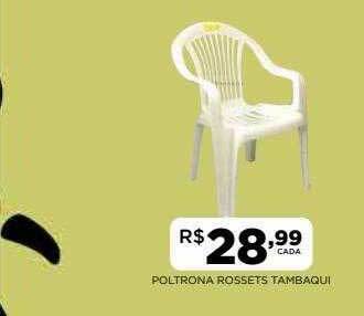 DB Supermercados Poltrona Rossets Tambaqui oferta
