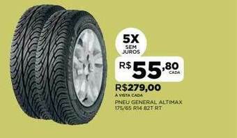 DB Supermercados Pneu General Altimax 175-65 R14 82t Rt oferta