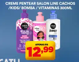 Supermercado Porecatu Creme pentear salon line cachos /kids/bomba / vitaminas oferta