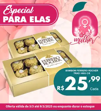 Negreiros Bombom ferrero rocher trad oferta