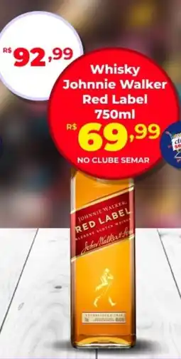 Semar Supermercado Whisky Johnnie Walker Red Label oferta