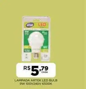 Lampada Artek Led Bulb 9w 100v240v 6500k
