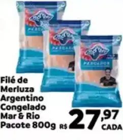 Max Atacadista Filé de Merluza Argentino Congelado Pacote oferta