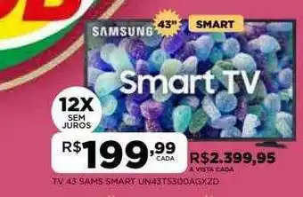 DB Supermercados Tv 43 Sams Smart Un43t530dagxzd oferta