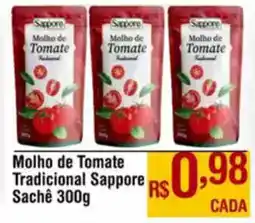 Max Atacadista Molho de Tomate Tradicional Sappore Sachê oferta