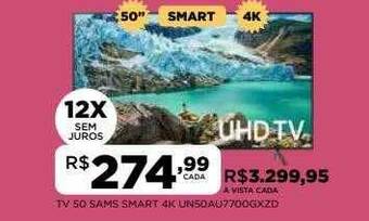 DB Supermercados Tv 50 Sams Smart 4k Un50au7700gxzd oferta