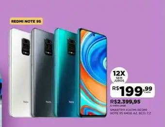 DB Supermercados Smartph Xiaomi Redmi Note 9s 64gb Az Bco Cz oferta
