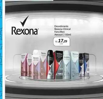 Drogal Desodorante Rexona Clinical Fem Men Aerosol oferta