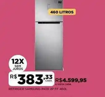 DB Supermercados Refriger Samsung Inox 2p Ff 460l oferta
