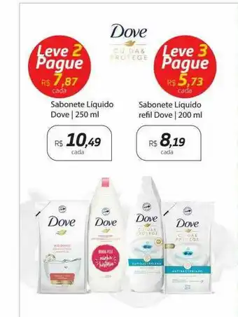 Drogal Sabonete Liquido Dove Sabonete Liquido Refil Dove oferta