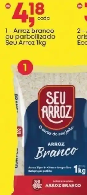 Frangolândia Arroz branco ou parboilizado Seu Arroz oferta