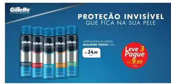 Drogal Antitranspirante Aerosol Qualquer Versão Gillette oferta