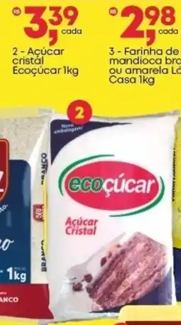 Frangolândia Açúcar cristál Ecoçúcar oferta