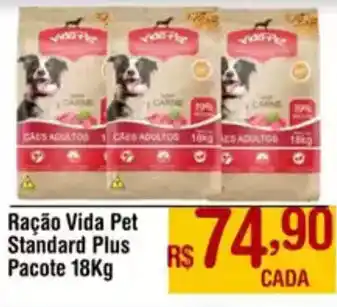 Max Atacadista Ração Vida Pet Standard Plus Pacote oferta