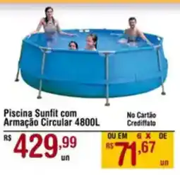 Max Atacadista Piscina Sunfit com Armação Circular oferta