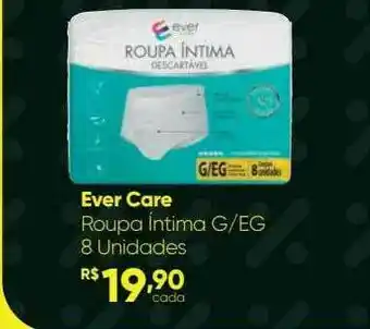 Drogaria São Paulo Ever Care Roupa Intima G Eg oferta