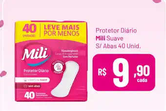 Farmácias Descontão Protetor Diário Mili Suave oferta