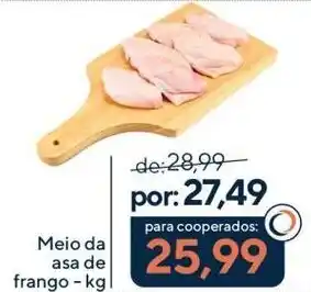 Coop Meio da asa de frango oferta