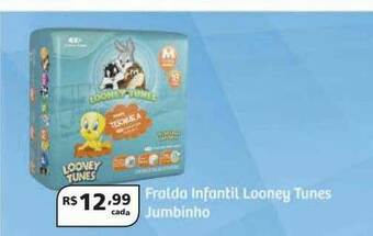 Fralda Infantil Looney Tunes Jumbinho