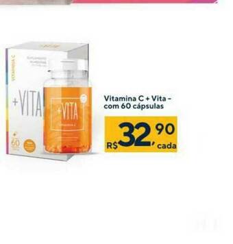 Drogaria Coop Vitamina C + Vita + Com 60 Cápsulas oferta