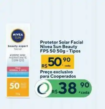 Protetor Solar Facial Nivea Sun Beauty Fps 50 Tipos