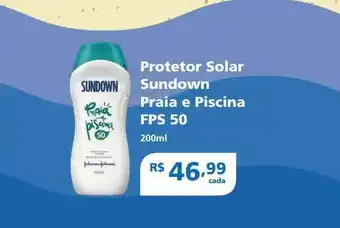 Drogarias Tamoio Protetor Solar Sundown Praia E Piscina Pfs 50 oferta