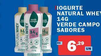 Extrabom Supermercados Iogurte Natural Whey 14g Verde Campo Sabores oferta