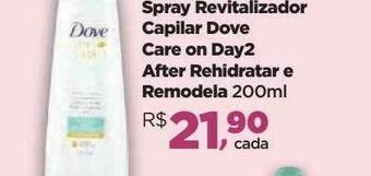 Farmácias Nissei Spray Revitalizador Capilar Dove Care On Day2 After Rehidratar E Remodela oferta