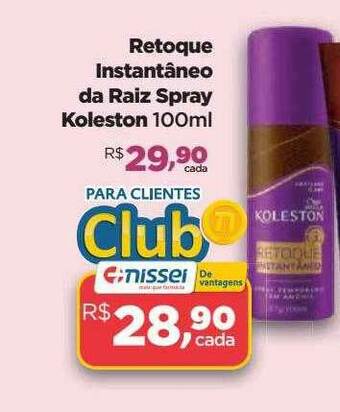 Farmácias Nissei Retoque Instantâneo Da Raiz Spray Koleston oferta