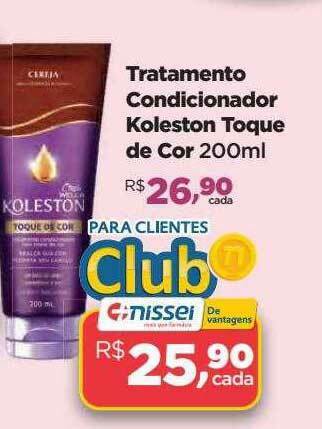 Farmácias Nissei Tratamento Condicionador Koleston Toque De Cor oferta