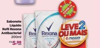 Farmácias Nissei Sabonete Liquido Refil Rexona Antibacterial oferta