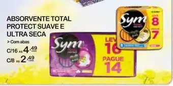 Asborvente Total Protect Suave E Ultra Seca