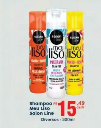 Shampoo Meu Liso Salon Line