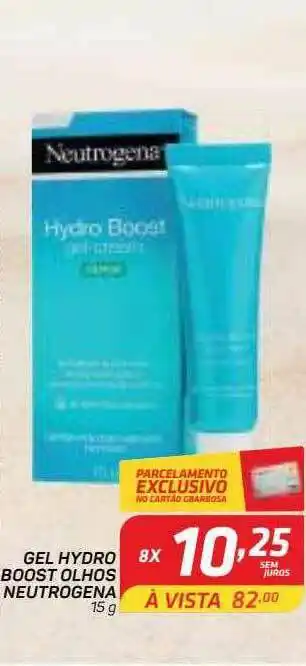 GBarbosa Gel Hydro Boost Olhos Neutrogena oferta