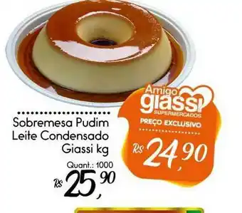 Sobremesa Pudim Leite Condensado Giassi
