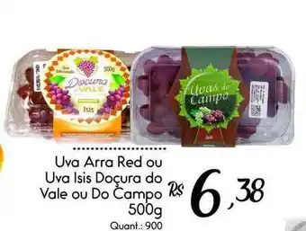 Giassi Supermercados Uva Arra Red Ou Uva Isis Doçura Do Val Ou Do Campo oferta