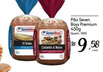 Giassi Supermercados Pão Seven Boys Premium oferta