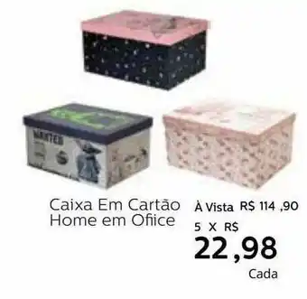 Grupo Formosa Caixa Em Cartão Home Em Office oferta