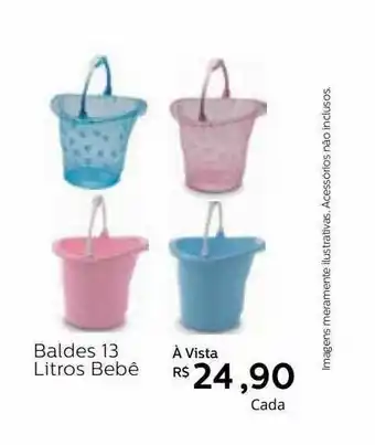 Baldes 13 Litros Bebê